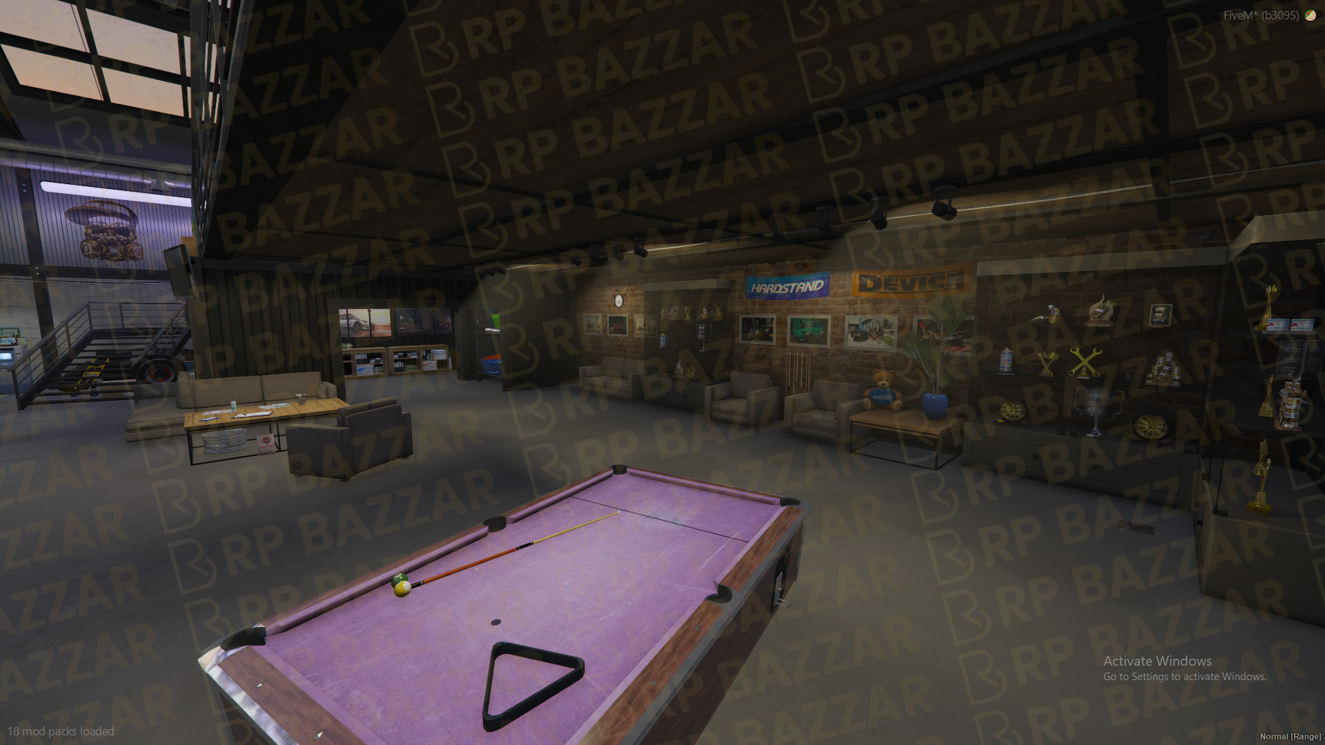 Mega Mechanic Shop FiveM MLO — GTA RP Interior — ESX QB QBOX — RPBazzar