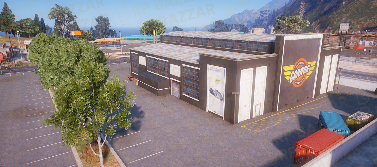 Local Mechanic Shop FiveM MLO — GTA RP Interior — ESX QB QBOX — RPBazzar