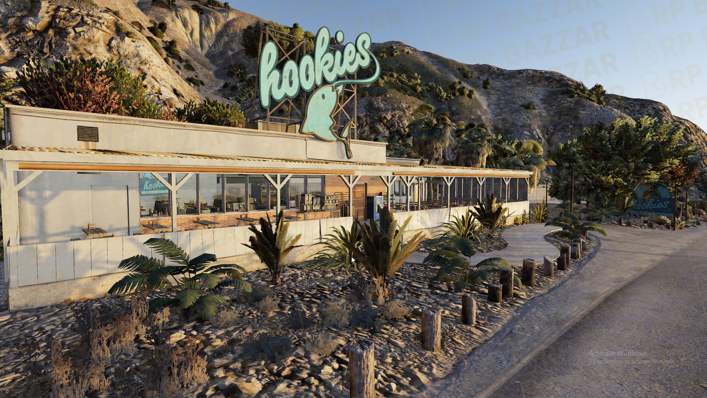 Modern Cafe FiveM MLO — GTA RP Interior — ESX QB QBOX — RPBazzar