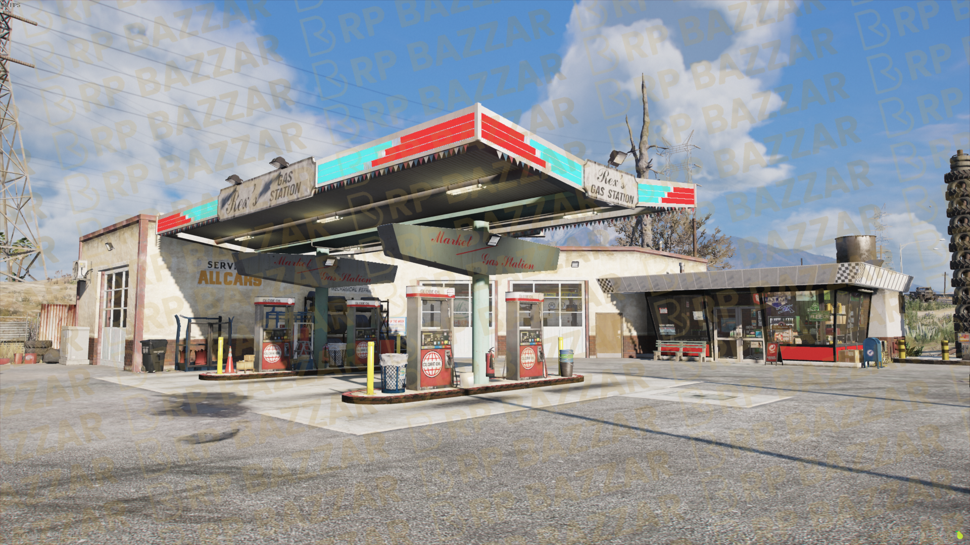 Premium Cafe FiveM MLO — GTA RP Interior — ESX QB QBOX — RPBazzar