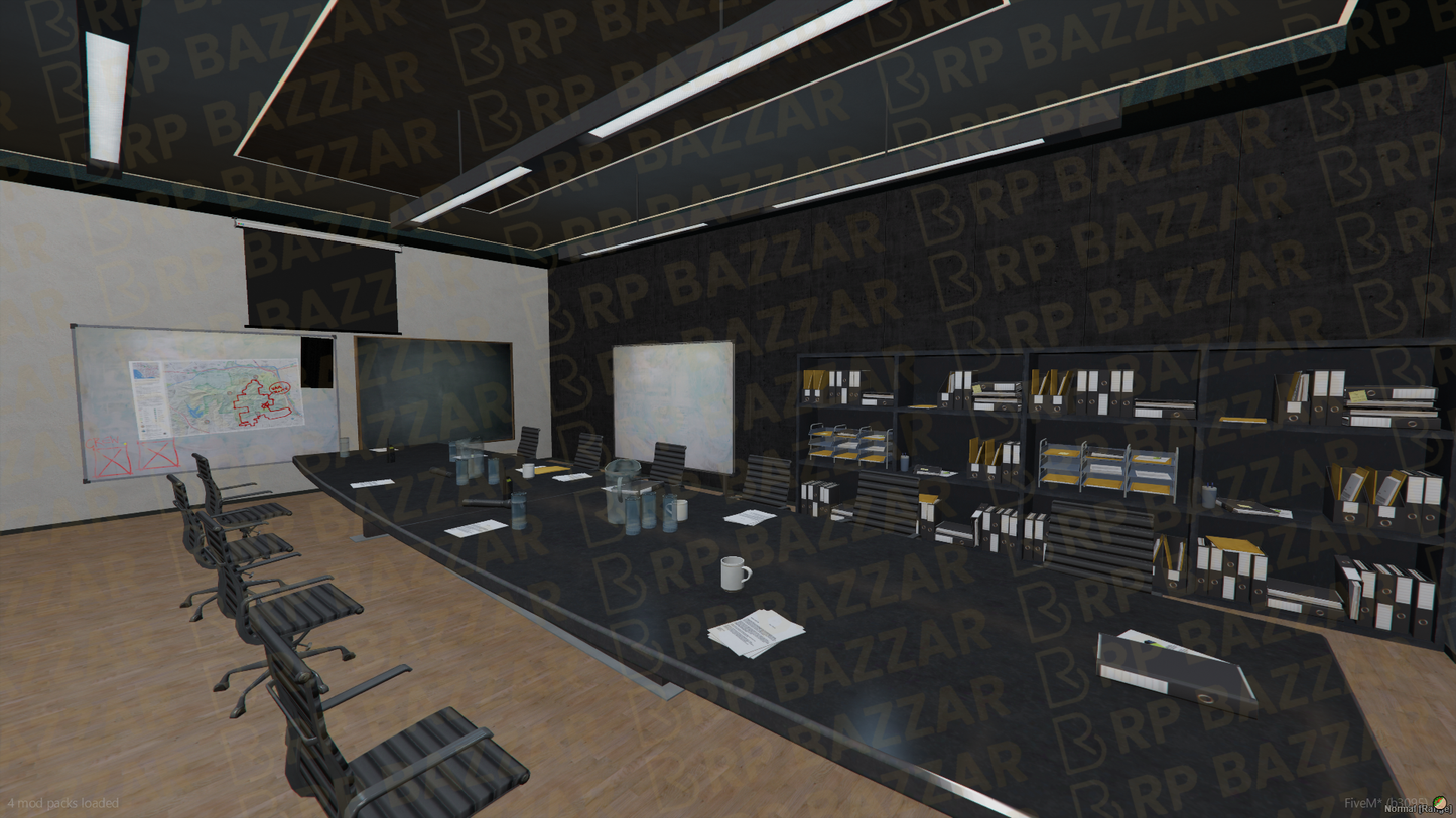 Federal Police Station FiveM MLO — GTA RP Interior — ESX QB QBOX — RPBazzar