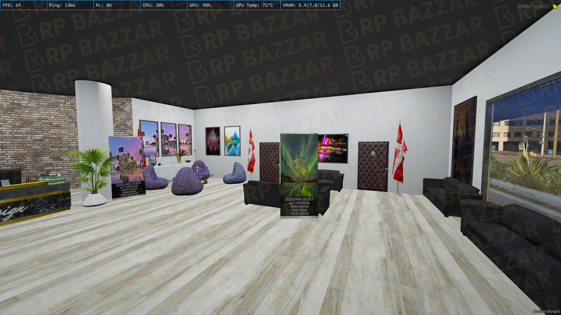 Industrial Office FiveM MLO — GTA RP Interior — ESX QB QBOX — RPBazzar