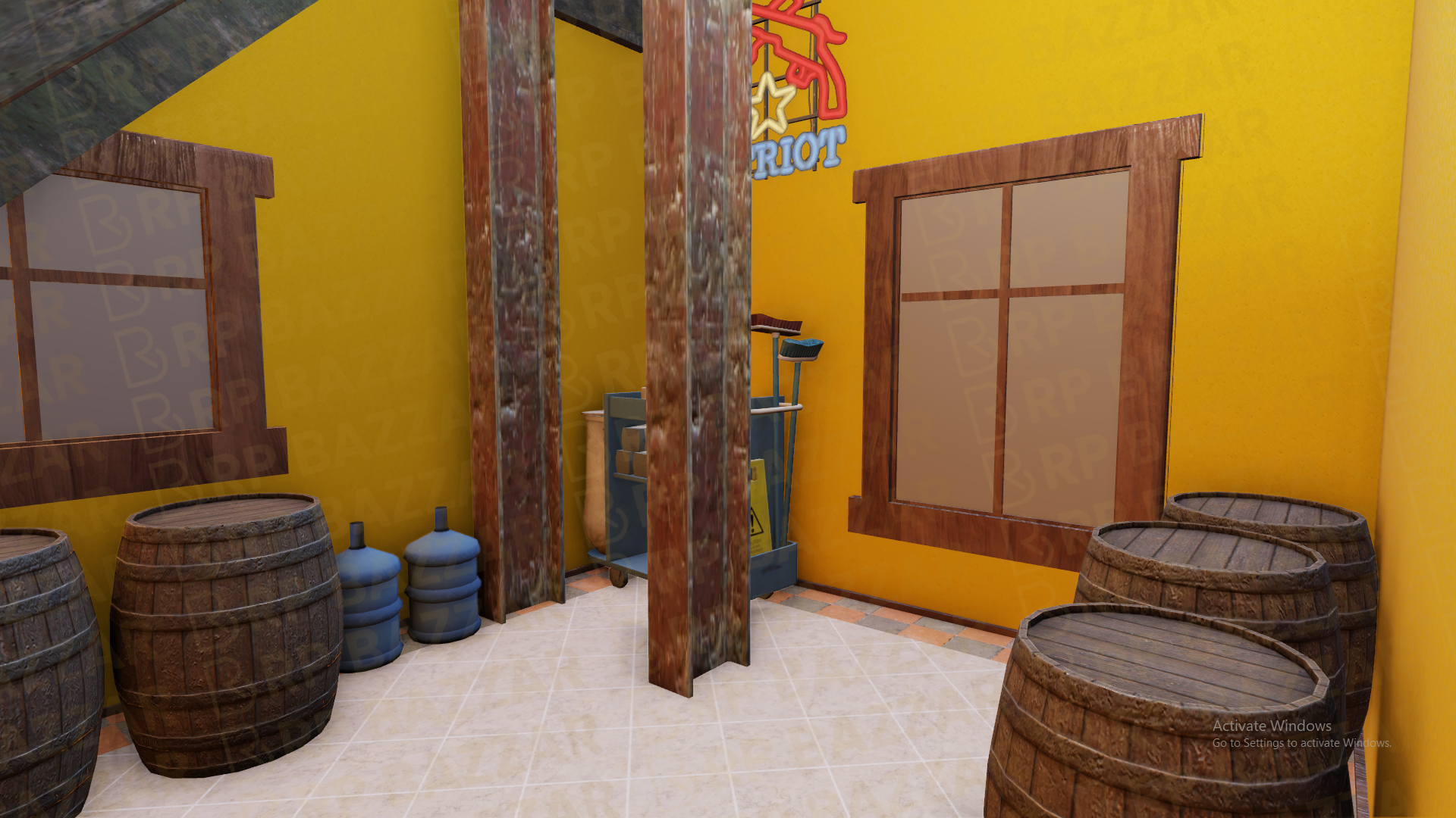 Vibrant Food Market FiveM MLO — GTA RP Interior — ESX QB QBOX — RPBazzar