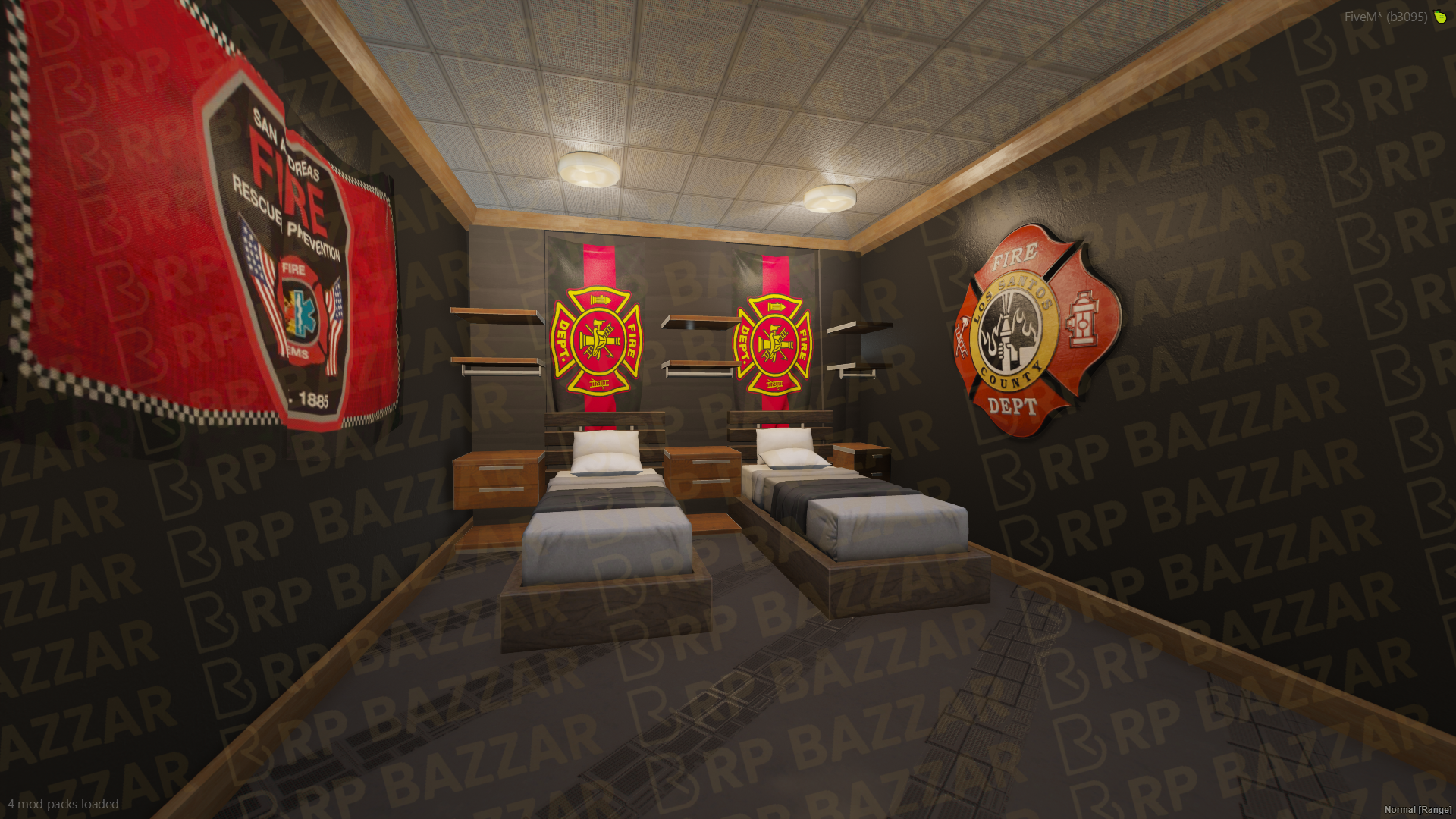 Brave Fire Department FiveM MLO — GTA RP Interior — ESX QB QBOX — RPBazzar
