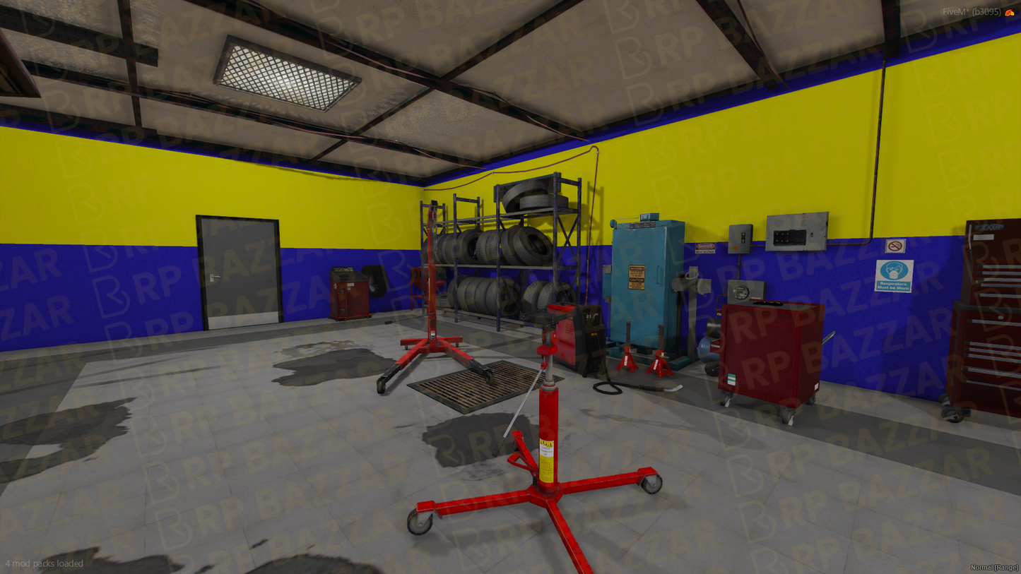 Rapid Repair Station FiveM MLO — GTA RP Interior — ESX QB QBOX — RPBazzar