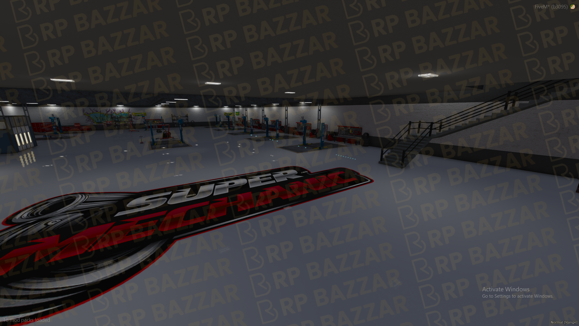 Grand Mechanic Shop FiveM MLO — GTA RP Interior — ESX QB QBOX — RPBazzar