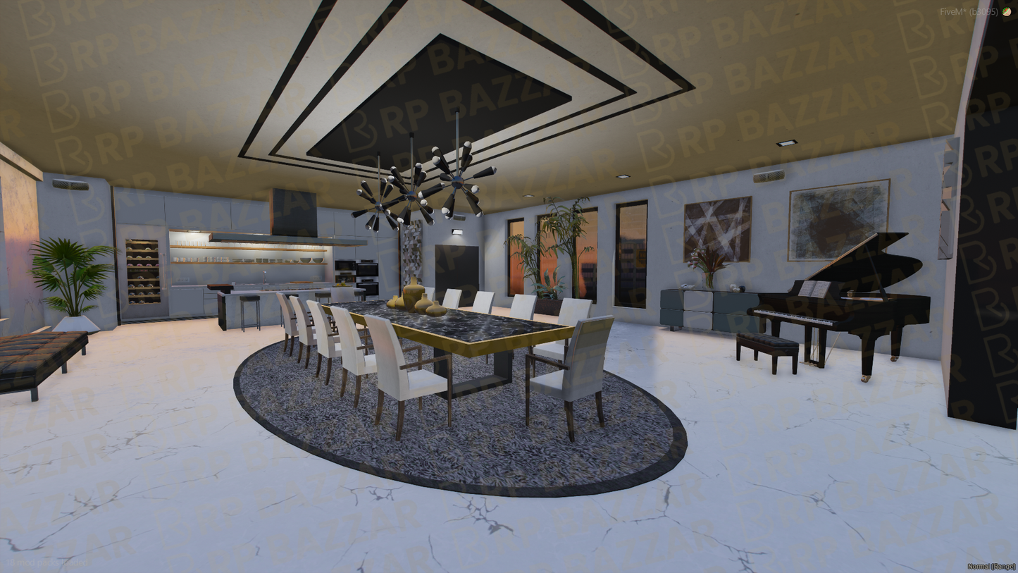 Grand Penthouse FiveM MLO — GTA RP Interior — ESX QB QBOX — RPBazzar