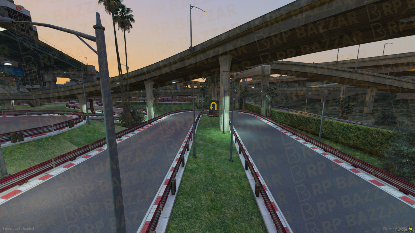 Pro Race Track FiveM MLO — GTA RP Interior — ESX QB QBOX — RPBazzar