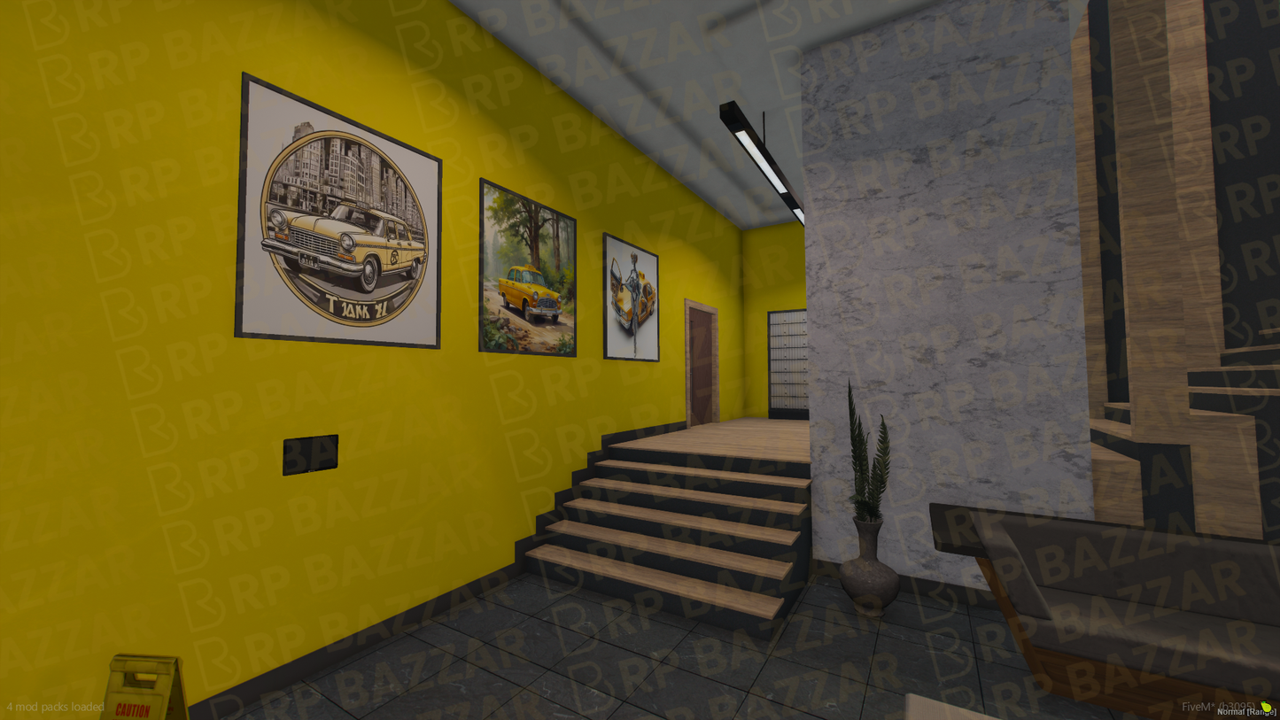 Downtown Taxi Depot FiveM MLO — GTA RP Interior — ESX QB QBOX — RPBazzar