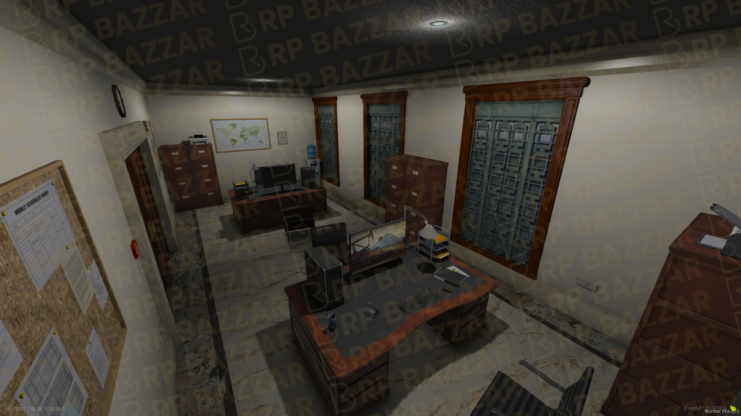 Civic City Hall FiveM MLO — GTA RP Interior — ESX QB QBOX — RPBazzar