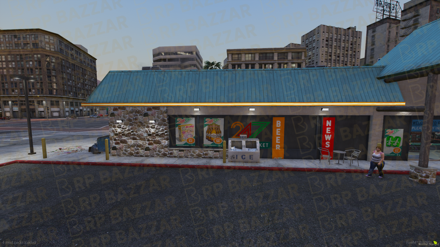 Vibrant Legion Square FiveM MLO — GTA RP Interior — ESX QB QBOX — RPBazzar