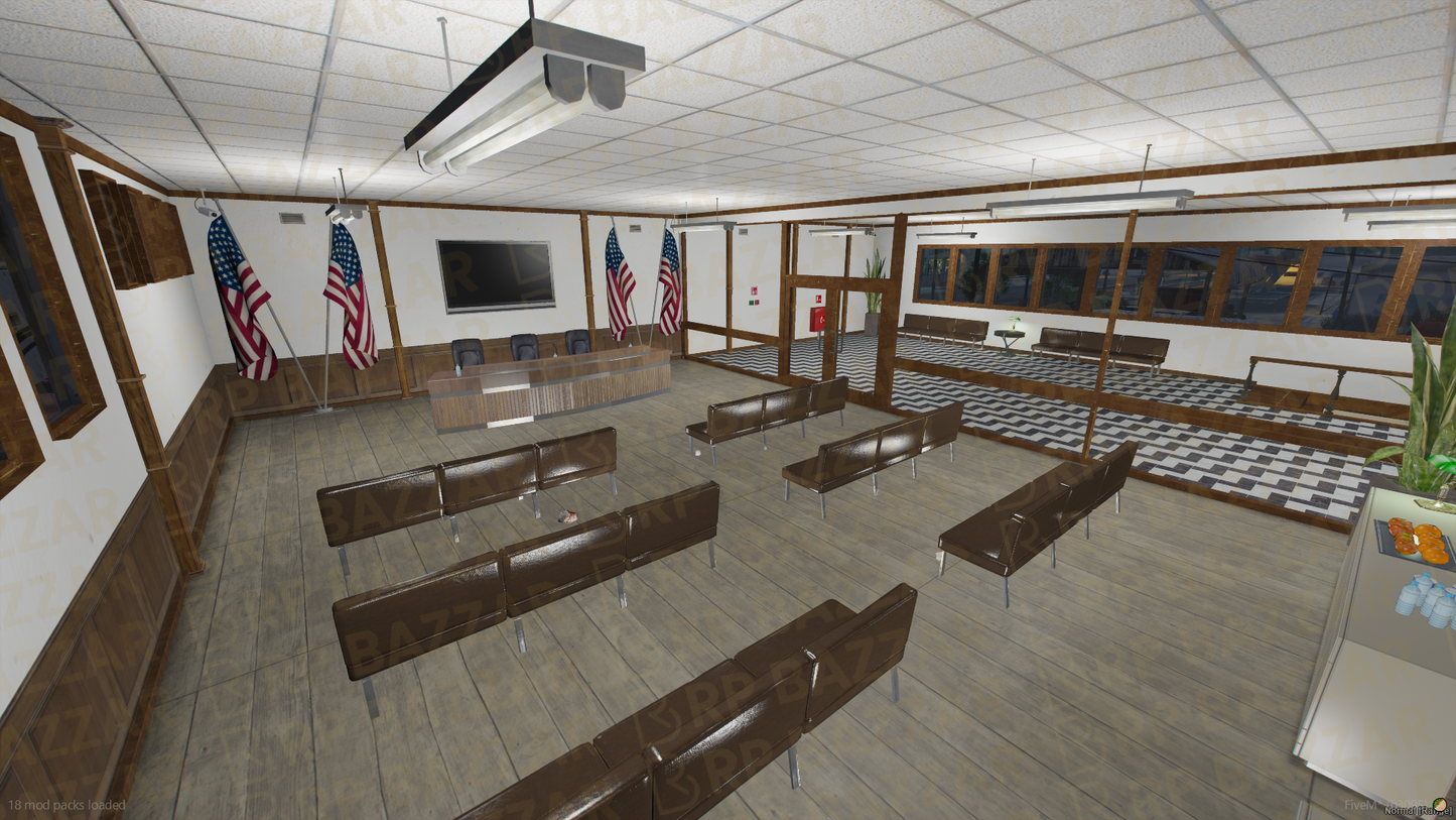 Government City Hall FiveM MLO — GTA RP Interior — ESX QB QBOX — RPBazzar
