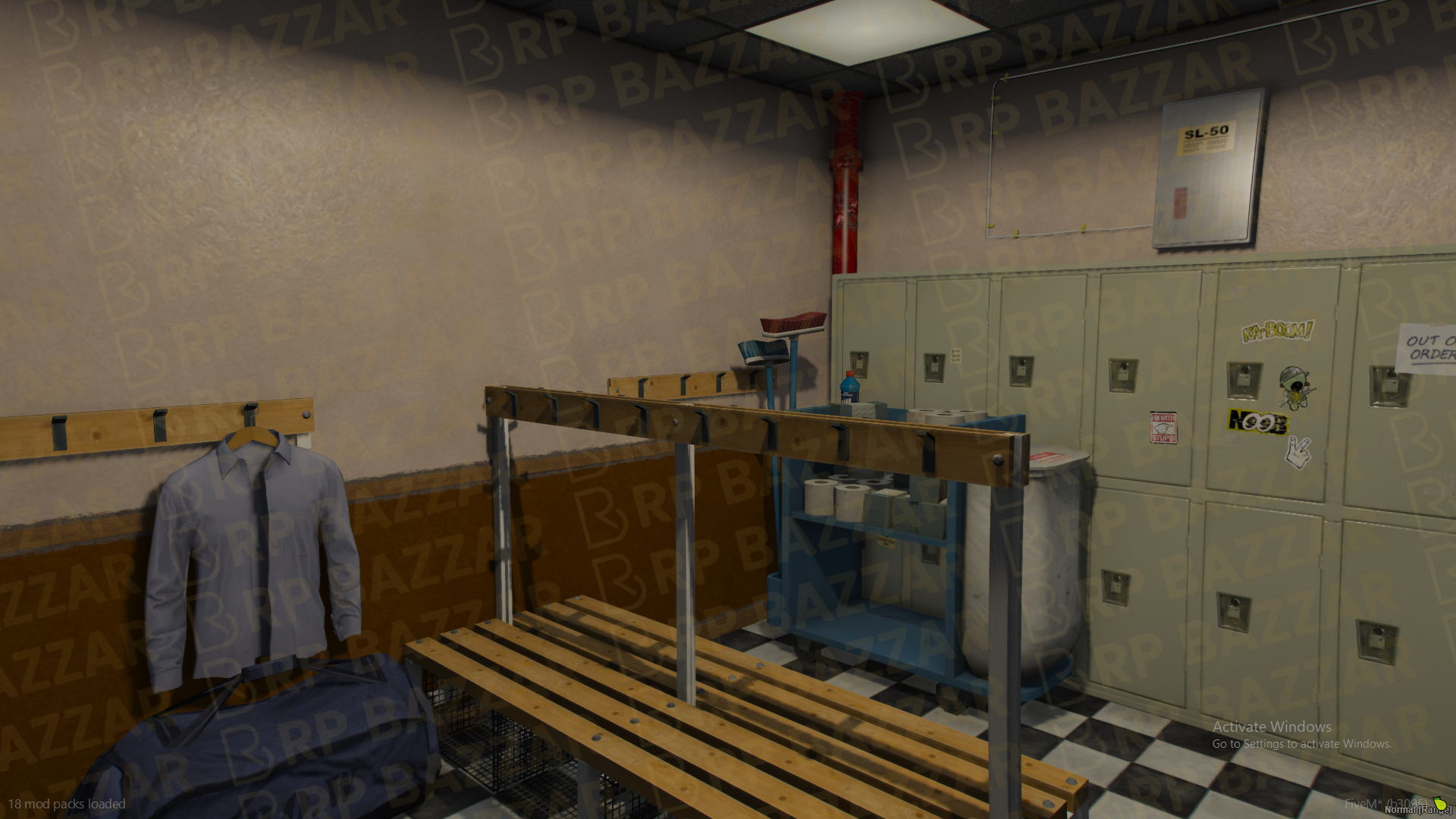 Chrome Mechanic Shop FiveM MLO — GTA RP Interior — ESX QB QBOX — RPBazzar
