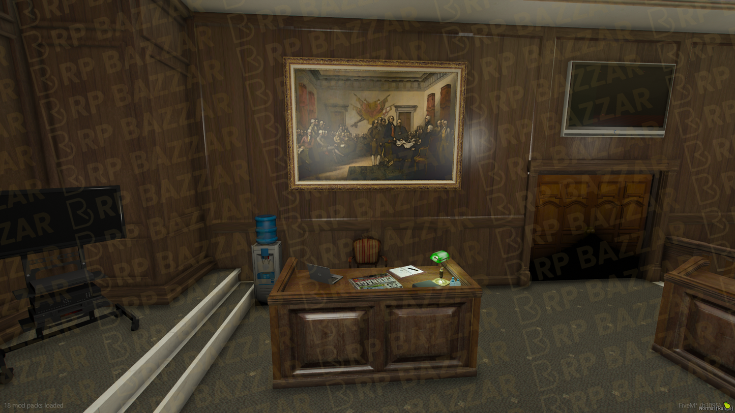 Modern City Hall FiveM MLO — GTA RP Interior — ESX QB QBOX — RPBazzar
