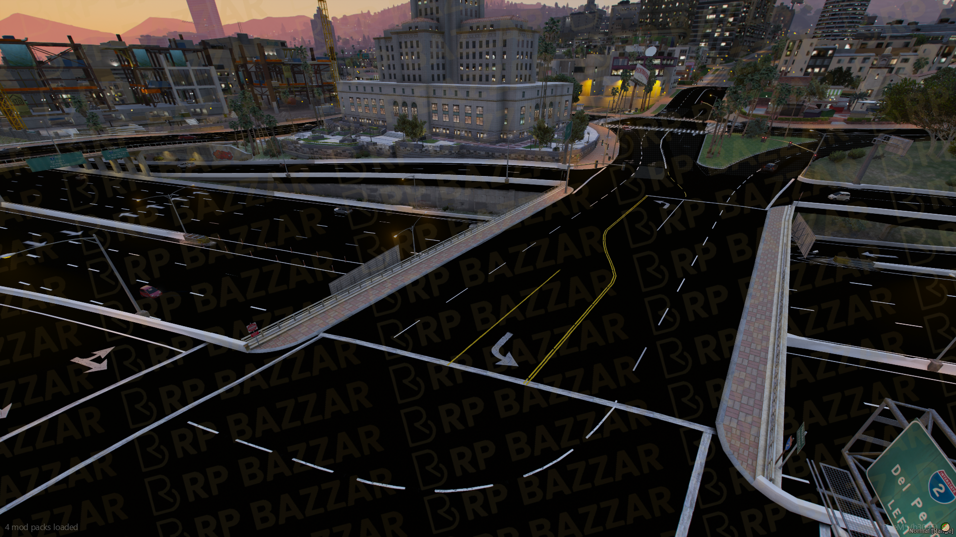 Highway Road FiveM MLO — GTA RP Road Map — ESX QB QBOX — RPBazzar