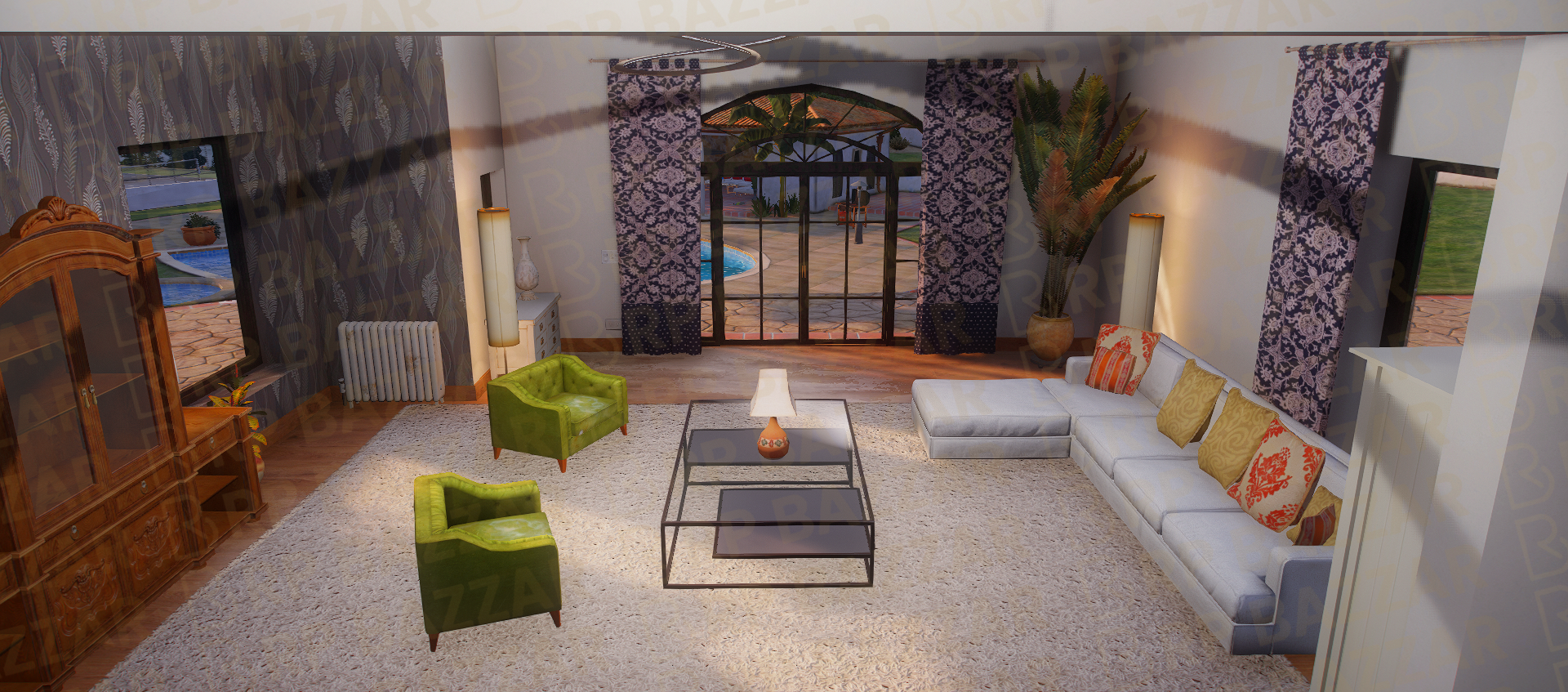 Futuristic House FiveM MLO — GTA RP Interior — ESX QB QBOX — RPBazzar
