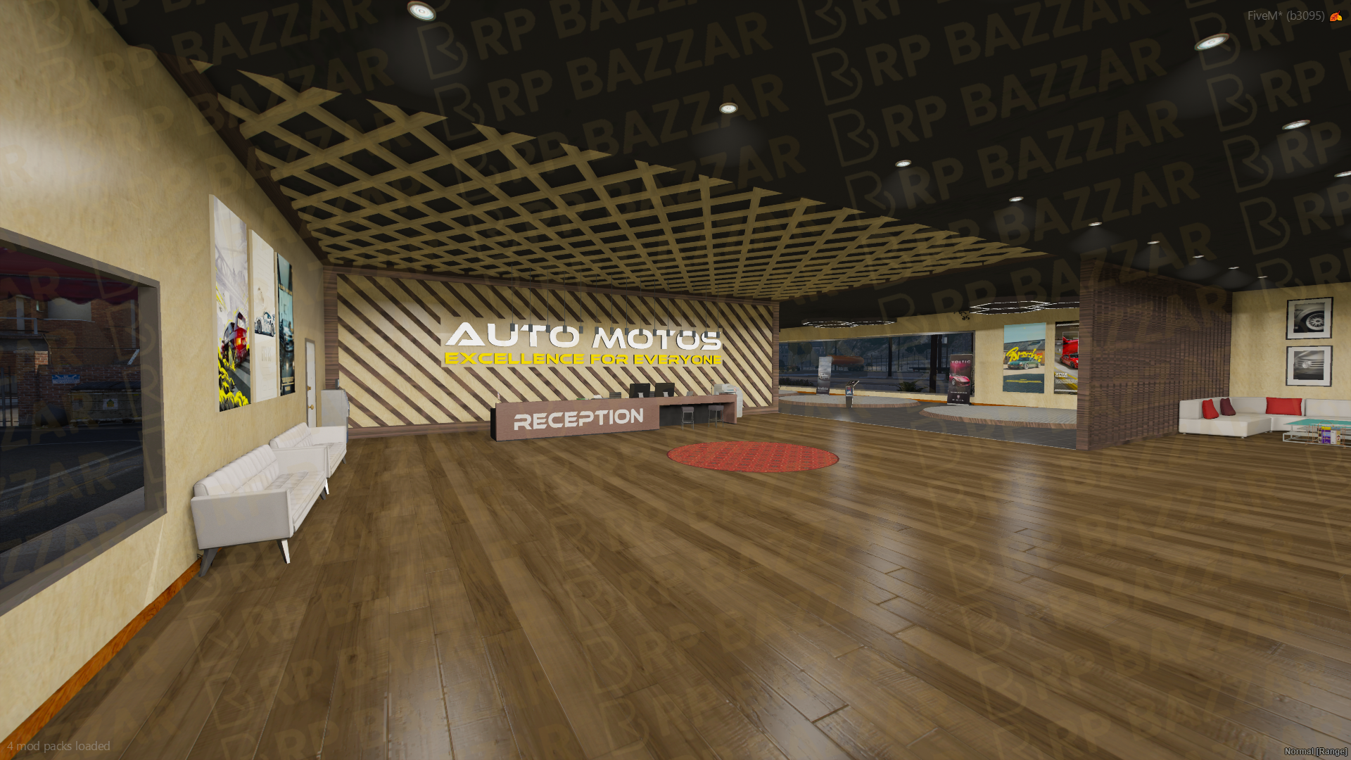 Elite Vehicle Shop FiveM MLO — GTA RP Interior — ESX QB QBOX — RPBazzar