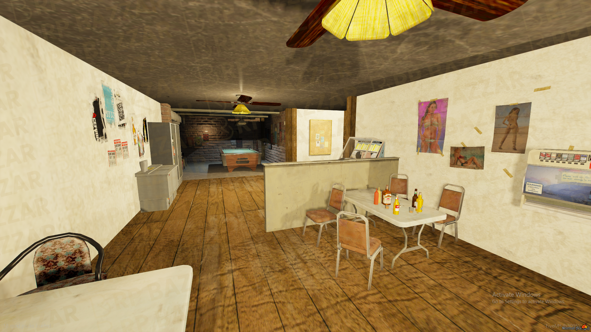 Retro Bar FiveM MLO — GTA RP Interior — ESX QB QBOX — RPBazzar