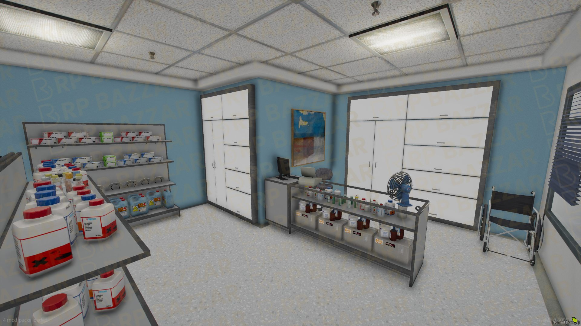 Clean Pharmacy FiveM MLO — GTA RP Interior — ESX QB QBOX — RPBazzar