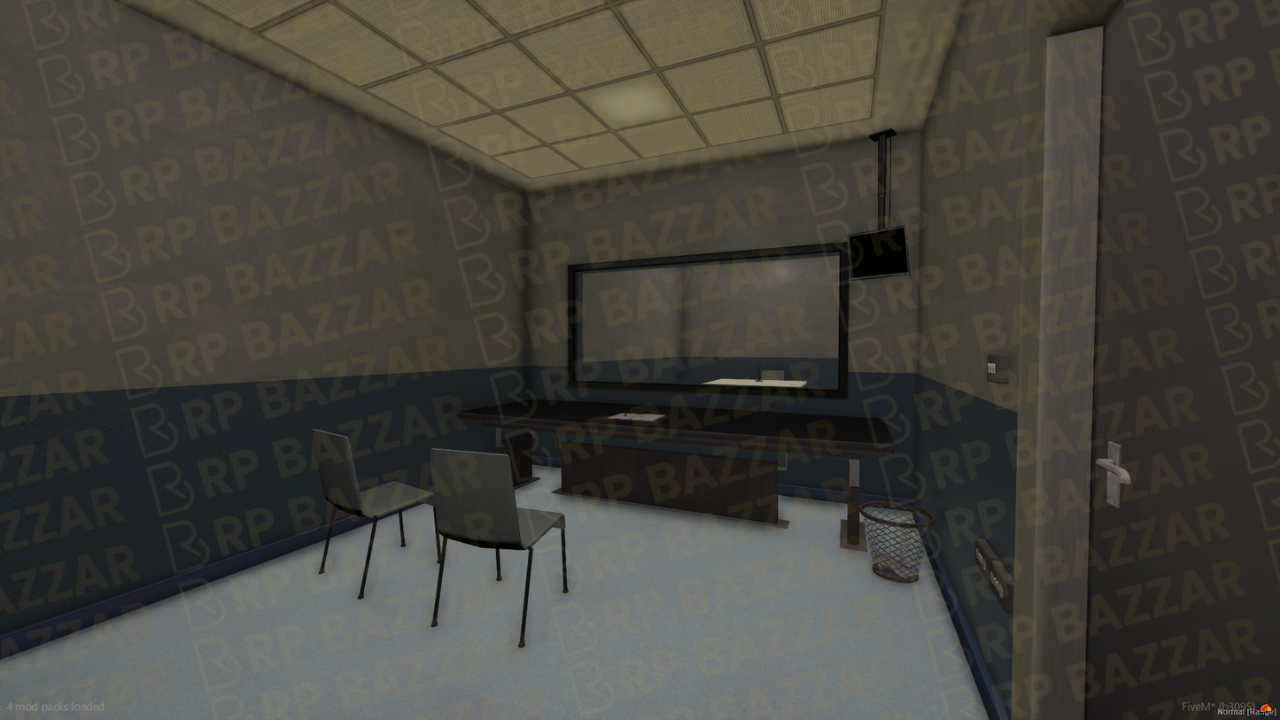 Fortified Police Station FiveM MLO — GTA RP Interior — ESX QB QBOX — RPBazzar