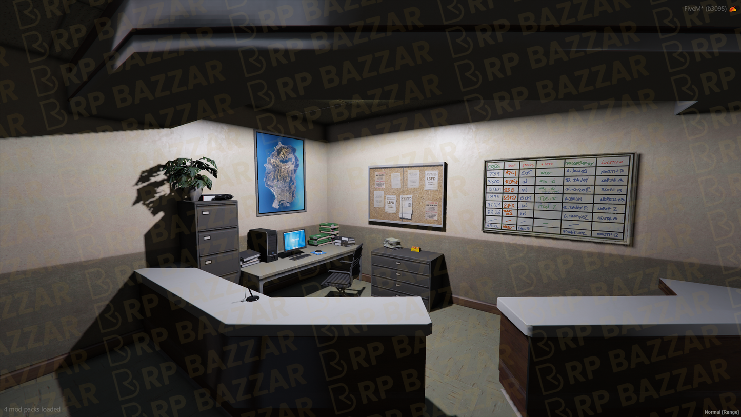 Riverside Police Station FiveM MLO — GTA RP Interior — ESX QB QBOX — RPBazzar