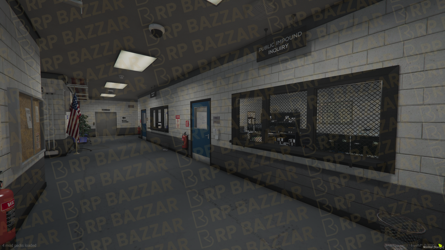 Central Impound Lot FiveM MLO — GTA RP Interior — ESX QB QBOX — RPBazzar