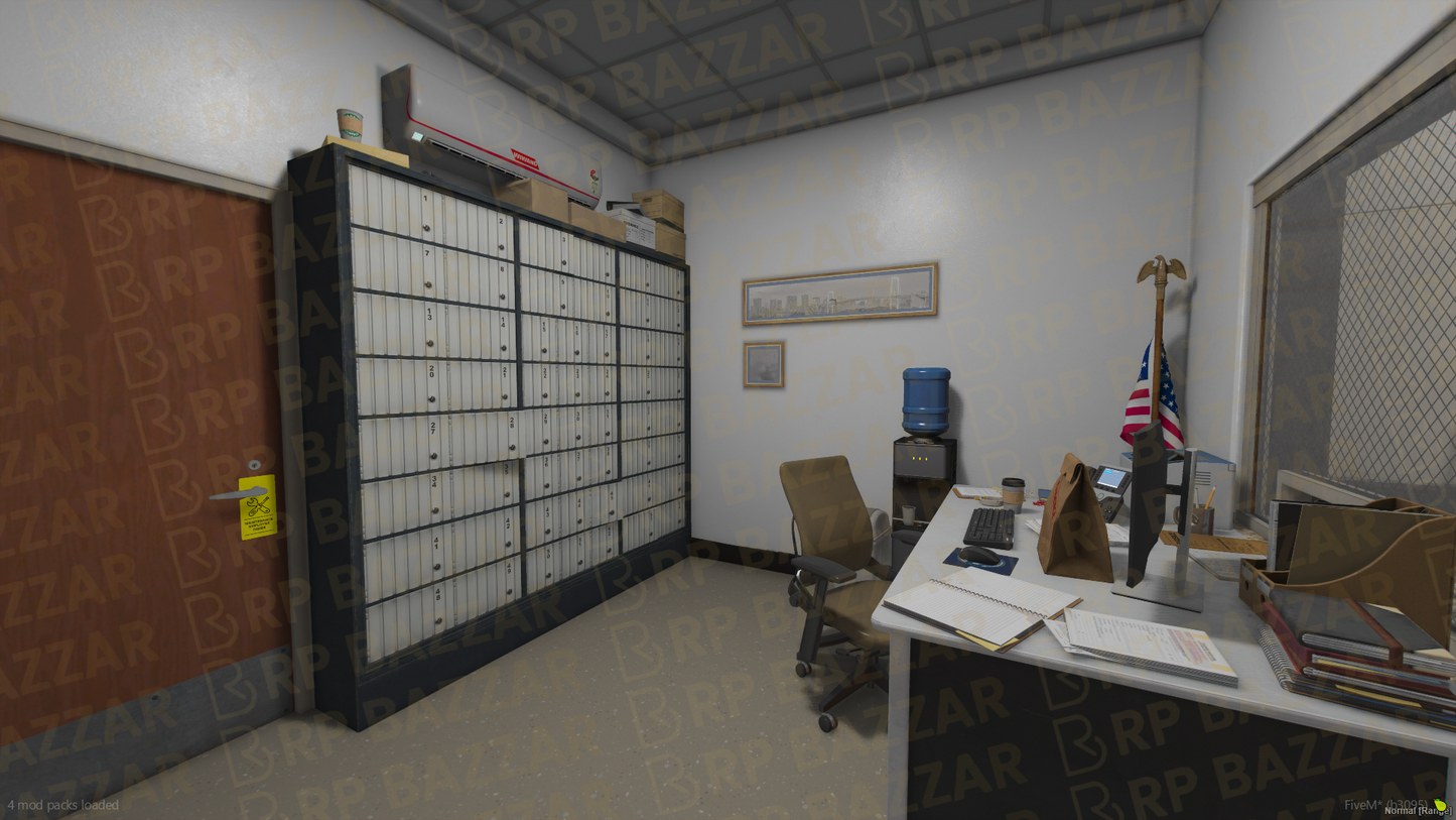 Border Police Station FiveM MLO — GTA RP Interior — ESX QB QBOX — RPBazzar