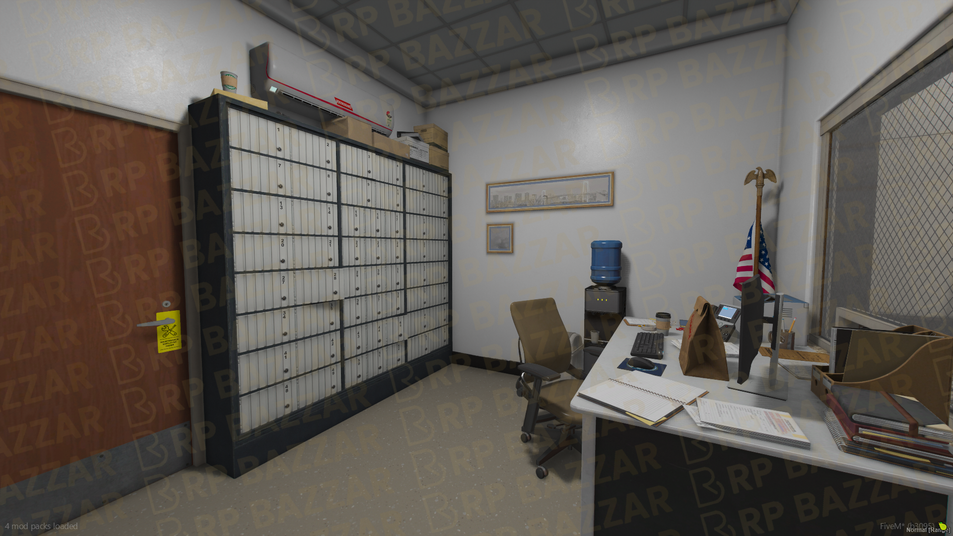 Border Police Station FiveM MLO — GTA RP Interior — ESX QB QBOX — RPBazzar