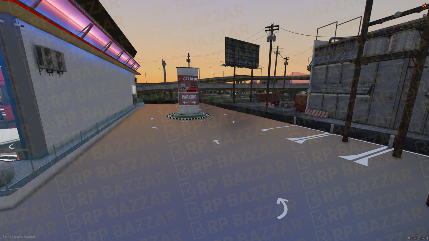Polished Vehicle Shop FiveM MLO — GTA RP Interior — ESX QB QBOX — RPBazzar