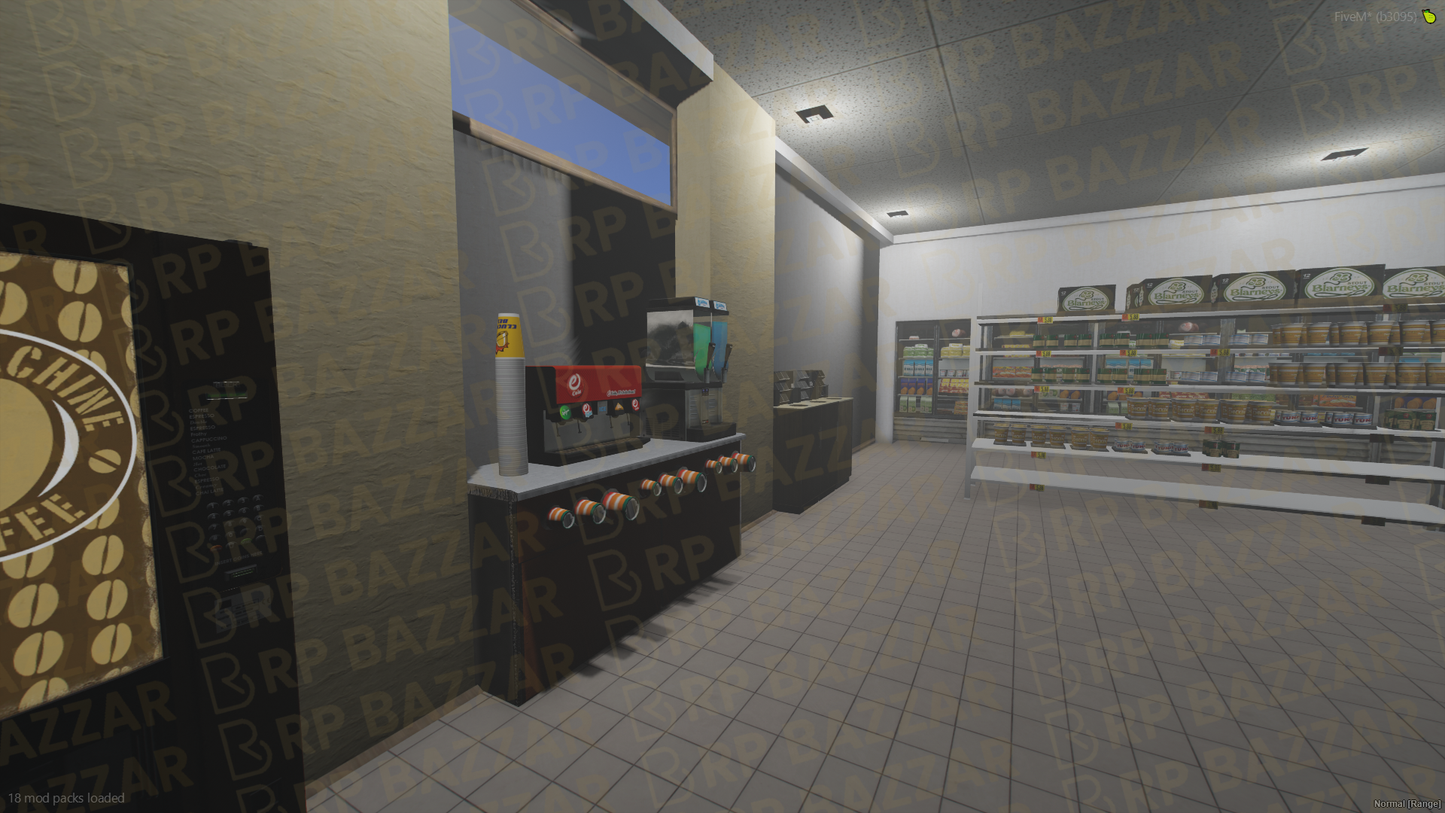 Neon 24-7 Store FiveM MLO — GTA RP Interior — ESX QB QBOX — RPBazzar