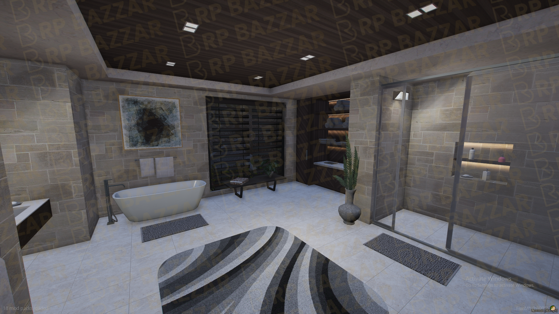 Vintage Mansion FiveM MLO — GTA RP Interior — ESX QB QBOX — RPBazzar