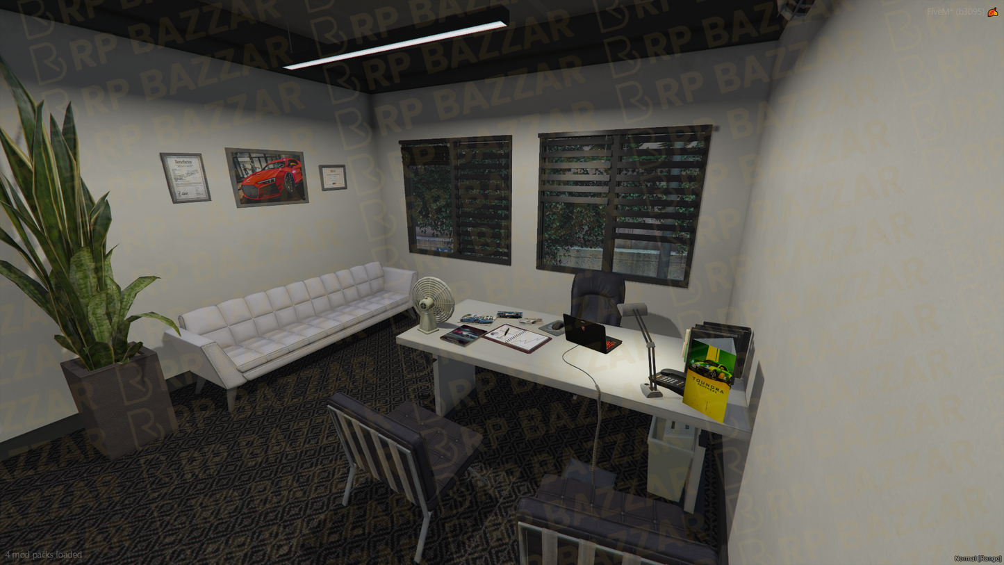 Metro Vehicle Shop FiveM MLO — GTA RP Interior — ESX QB QBOX — RPBazzar