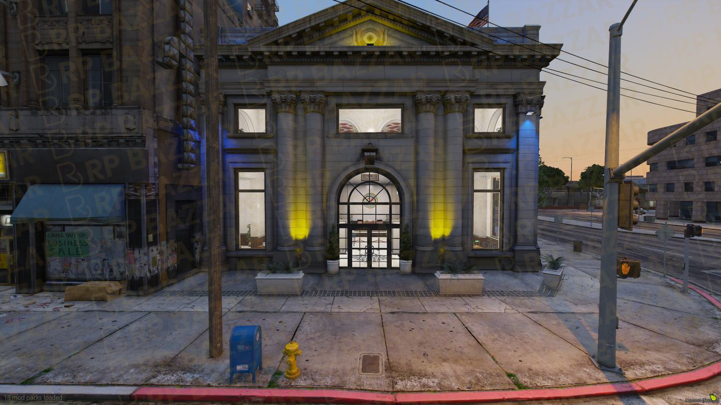 Modern City Hall FiveM MLO — GTA RP Interior — ESX QB QBOX — RPBazzar
