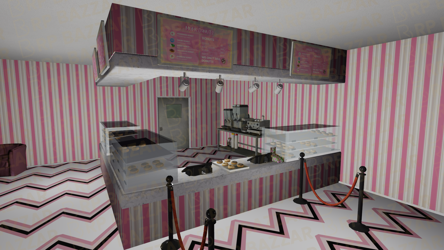 Urban Diner FiveM MLO — GTA RP Interior — ESX QB QBOX — RPBazzar