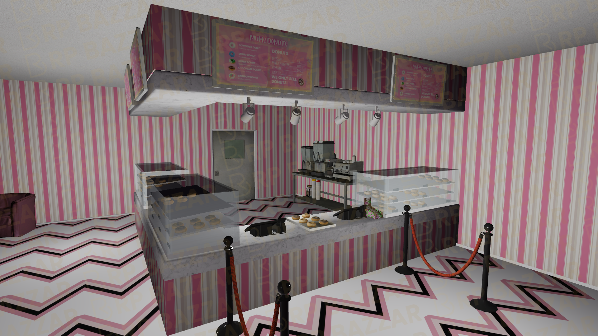 Urban Diner FiveM MLO — GTA RP Interior — ESX QB QBOX — RPBazzar