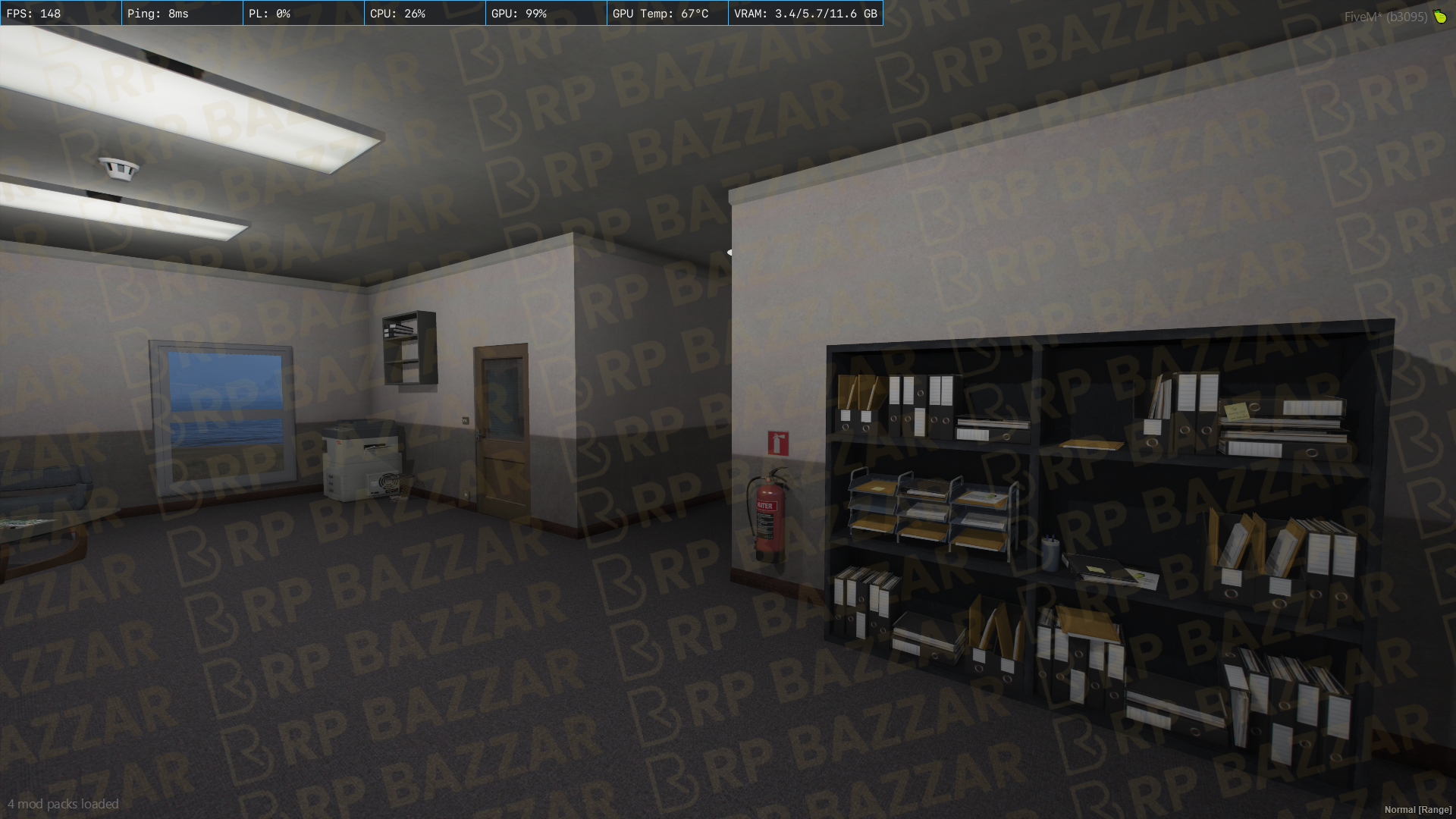 Highrise Office FiveM MLO — GTA RP Interior — ESX QB QBOX — RPBazzar