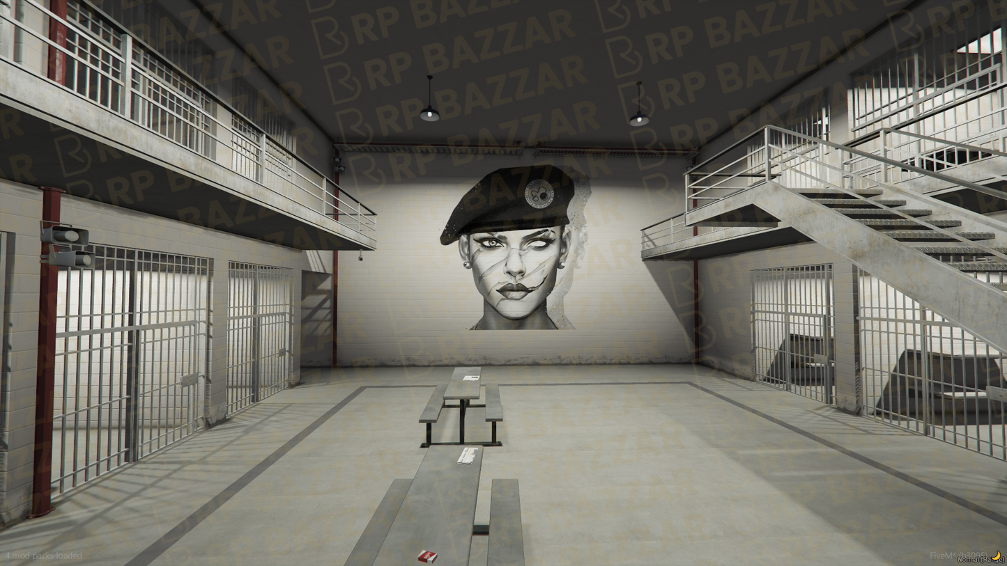 State Prison FiveM MLO — GTA RP Interior — ESX QB QBOX — RPBazzar