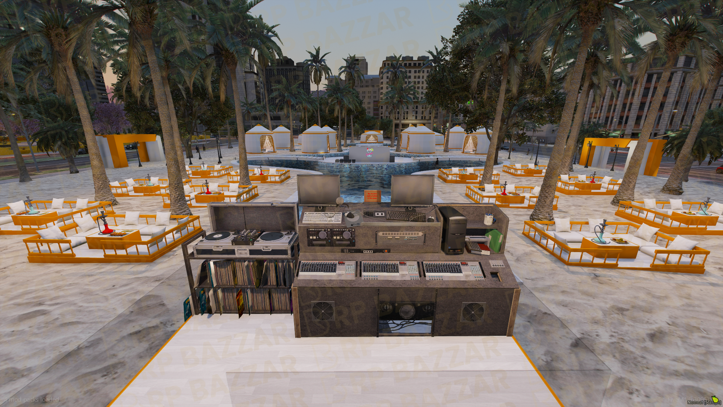Vintage Legion Square FiveM MLO — GTA RP Interior — ESX QB QBOX — RPBazzar