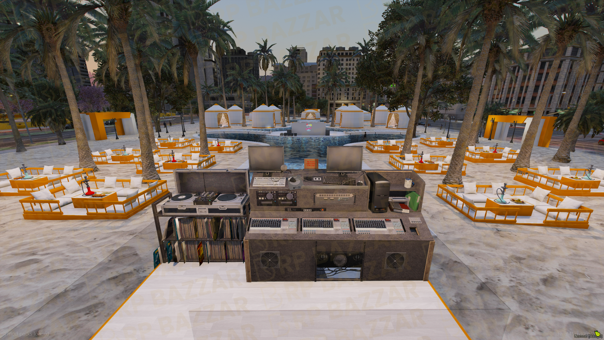 Vintage Legion Square FiveM MLO — GTA RP Interior — ESX QB QBOX — RPBazzar