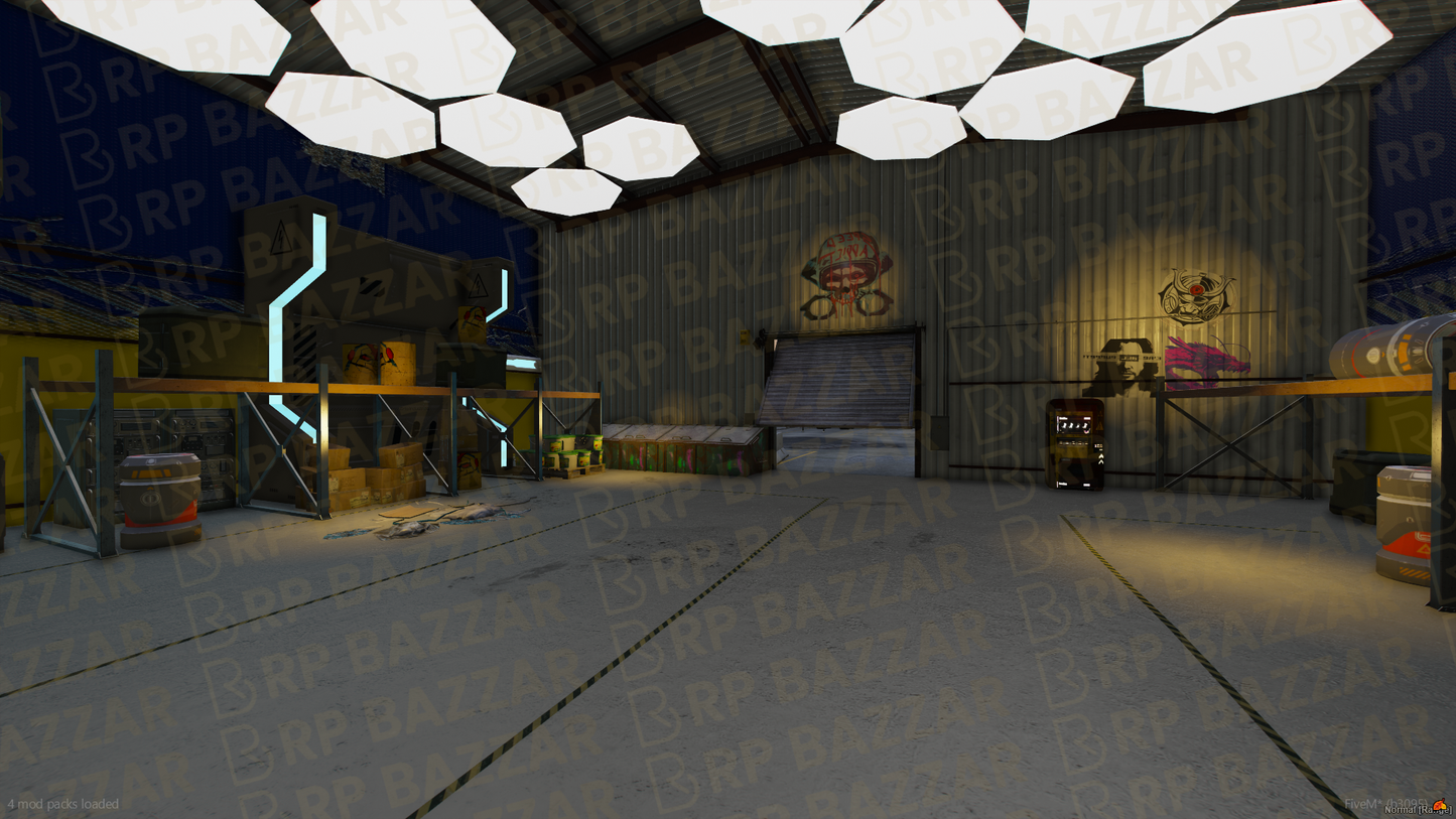 Modern Storage Room & Warehouse FiveM MLO — GTA RP Interior — ESX QB QBOX — RPBazzar