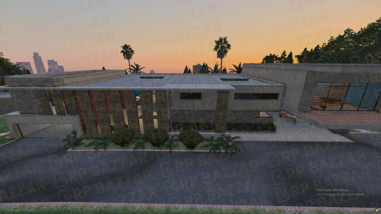 Retro Mansion FiveM MLO — GTA RP Interior — ESX QB QBOX — RPBazzar