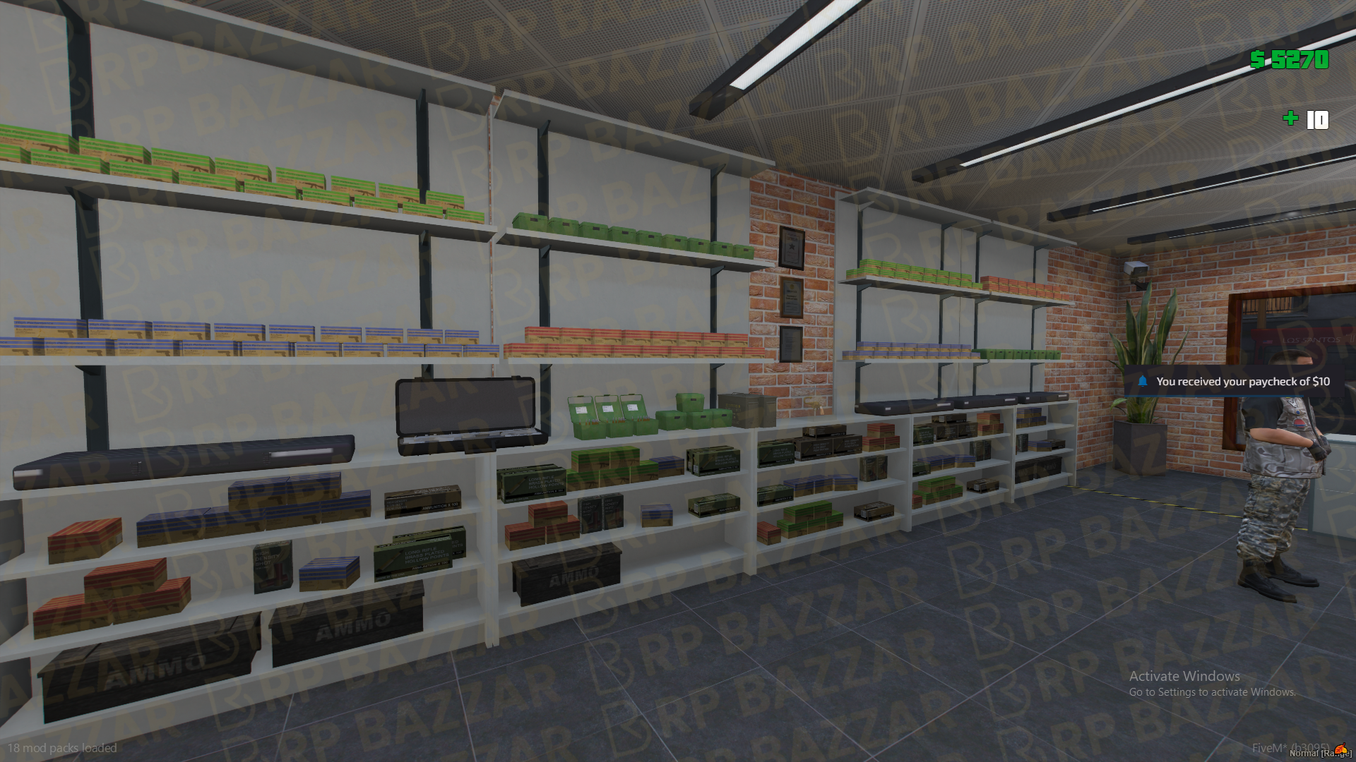 Tactical Ammunation Store FiveM MLO — GTA RP Interior — ESX QB QBOX — RPBazzar