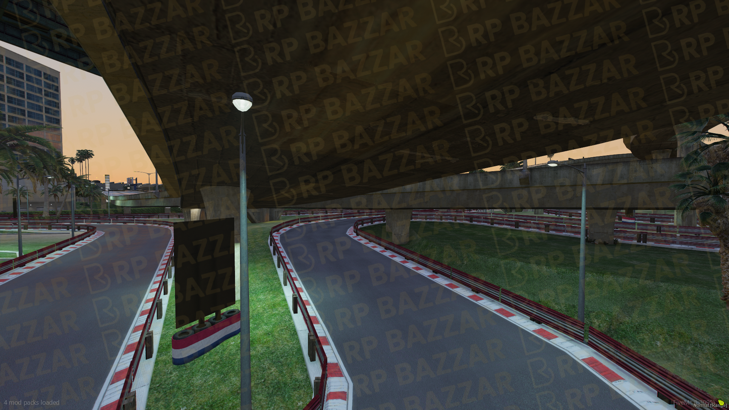 Pro Race Track FiveM MLO — GTA RP Interior — ESX QB QBOX — RPBazzar