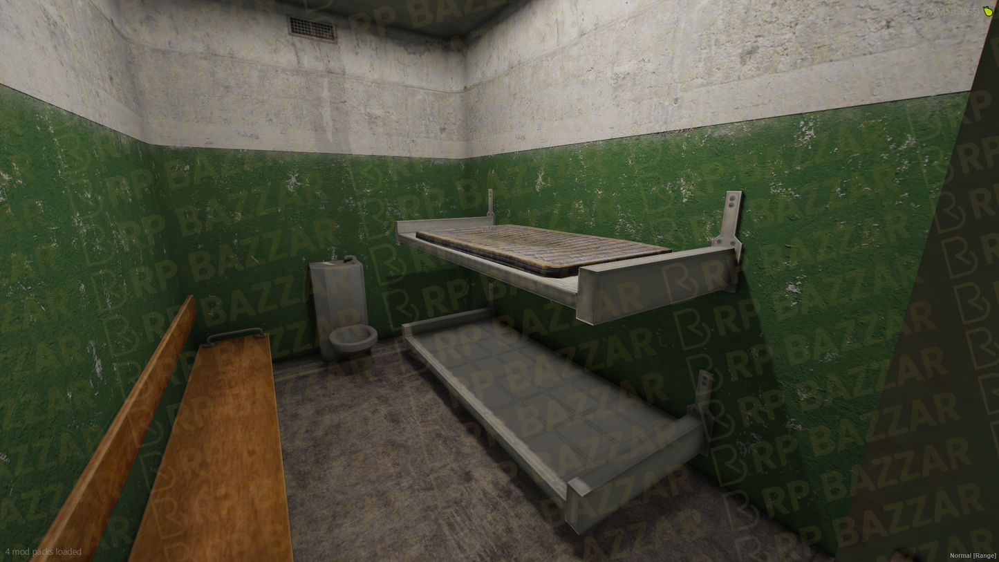 Underground Prison FiveM MLO — GTA RP Interior — ESX QB QBOX — RPBazzar
