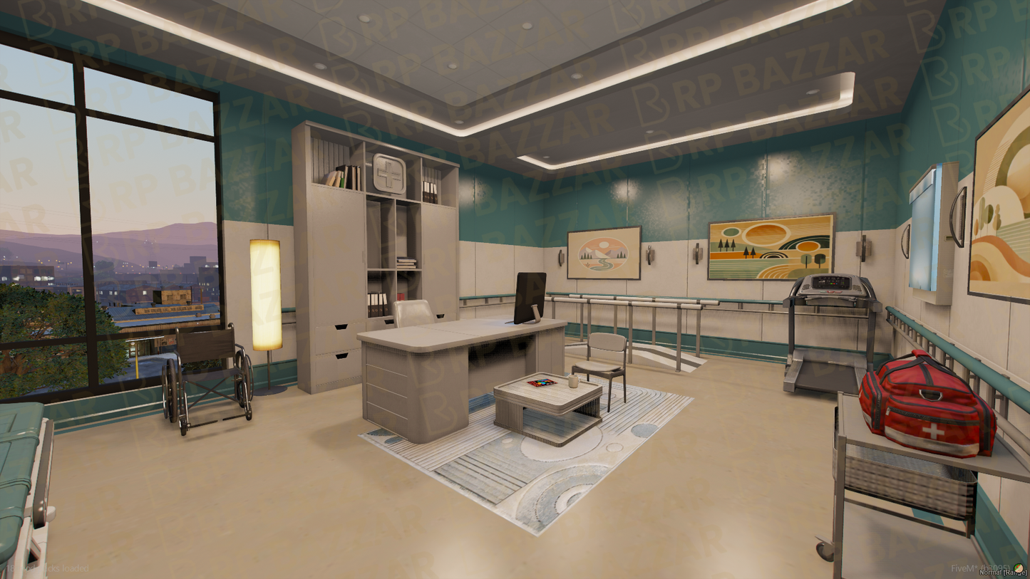 Sunrise Hospital FiveM MLO — GTA RP Interior — ESX QB QBOX — RPBazzar