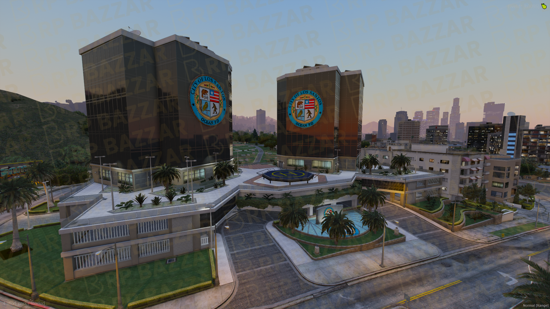 Patrol Police Station FiveM MLO — GTA RP Interior — ESX QB QBOX — RPBazzar