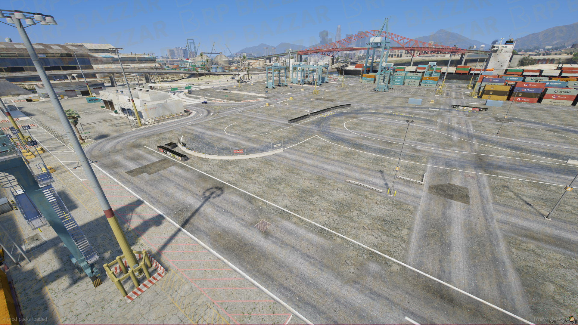 Urban Race Track FiveM MLO — GTA RP Interior — ESX QB QBOX — RPBazzar