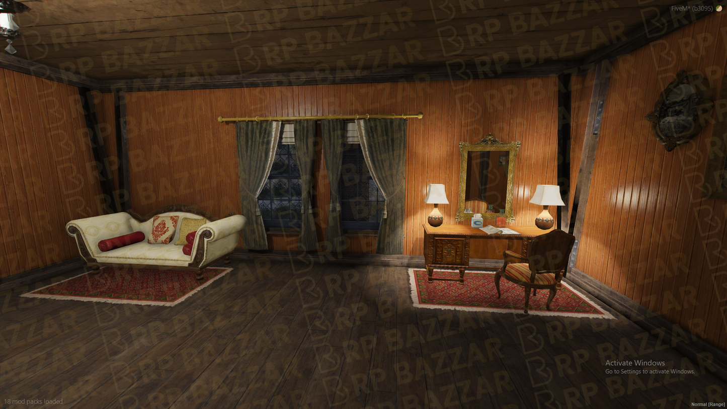 Rustic House FiveM MLO — GTA RP Interior — ESX QB QBOX — RPBazzar