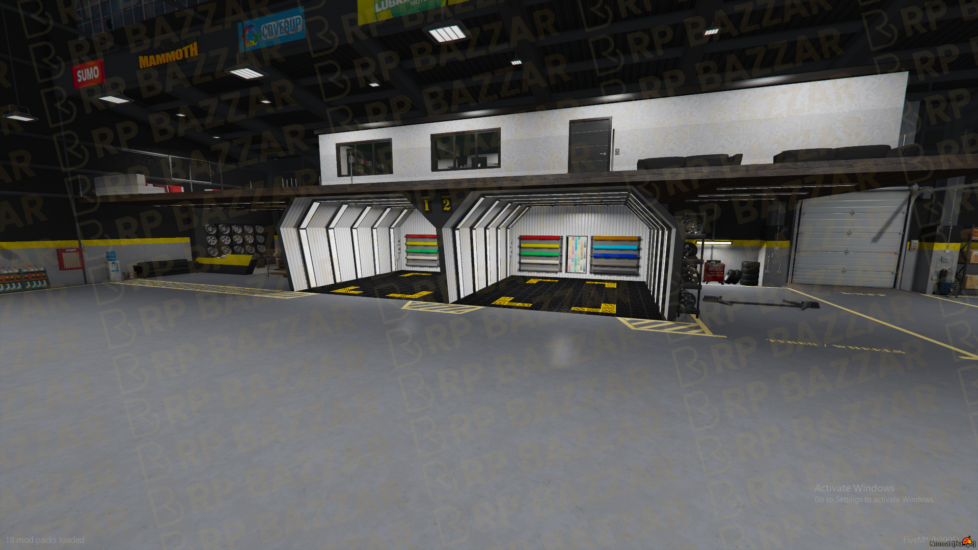 Lowrider Mechanic Shop FiveM MLO — GTA RP Interior — ESX QB QBOX — RPBazzar