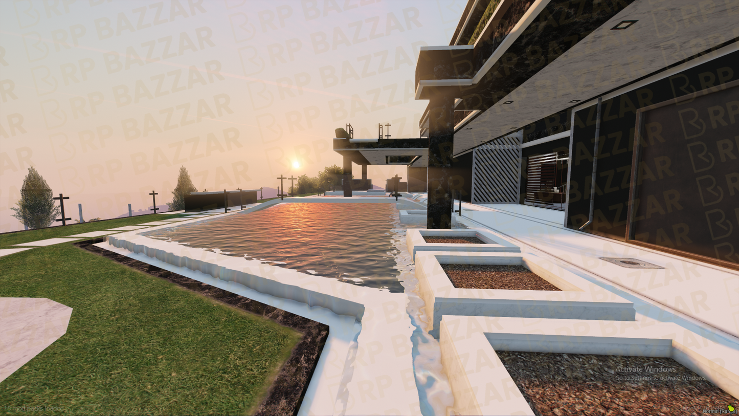 Upscale Mansion FiveM MLO — GTA RP Interior — ESX QB QBOX — RPBazzar
